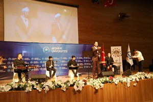 Aksaray’ın manevi mimarı Somuncu Baba vefatının 613’üncü yıldönümünde ASÜ’de anıldı