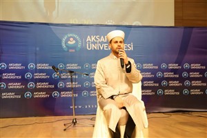 Aksaray’ın manevi mimarı Somuncu Baba vefatının 613’üncü yıldönümünde ASÜ’de anıldı
